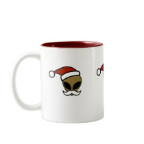 Alien Santa Coffee Mugs