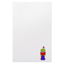 Alien Santa Custom Stationery