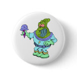 Alien scared of ice cream buttons