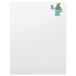 Alien scared of ice cream letterhead