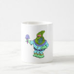 Alien scared of ice cream mug