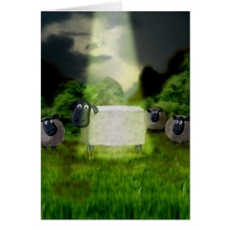 Alien Sheep Experiment Card