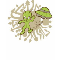 Alien Ship Toddler t-shirts