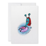 Alien Sister Relaxing in inner tube Custom Invitations
