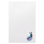 Alien Sister Relaxing in inner tube Stationery Design