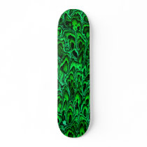 Alien Skin (metallic green) - Skateboard