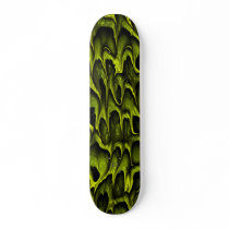Alien Skin (metallic yellow) - Skateboard