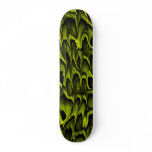 Alien Skin (metallic yellow) - Skateboard
