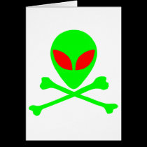 Alien Skull & Bones cards