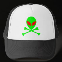 Alien Skull & Bones hats