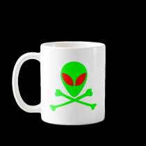 Alien Skull & Bones mugs