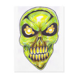 Alien Skull Post Cards