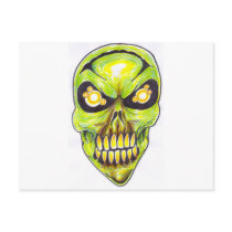 Alien Skull Postcard