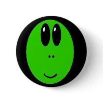 Alien Smiley Button