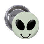 Alien Smiley Face Pin