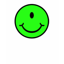 Alien Smiley - One Eye t-shirts by iso_30 Alien Smiley - One Eye t-shirts