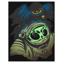 Alien Space Exploration Full Color Flyer
