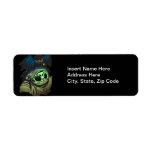 Alien Space Exploration Custom Return Address Labels