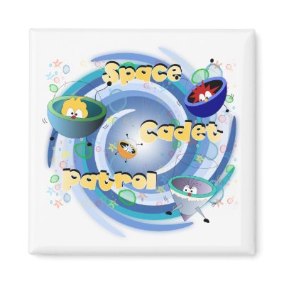Alien Space Patrol Refrigerator Magnets by Kym_Moss