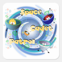 Alien Space Patrol stickers