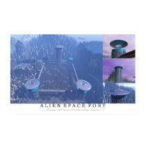 Alien Space Port posters