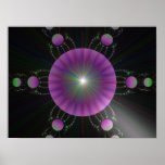 Alien Space Ship Poster