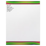 Alien Spaceship Customizable Letterhead