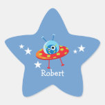 Alien Spaceship Stickers