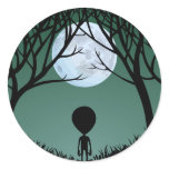Alien Stickers Fun Halloween Alien Stickers