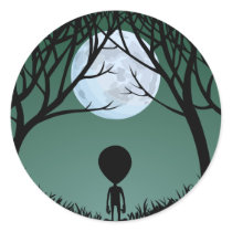 Alien Stickers Fun Halloween Alien Stickers