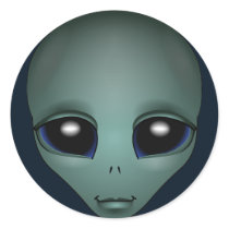 Alien Stickers Fun Halloween Alien Stickers