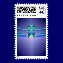 Alien Stingray stamps