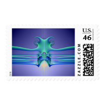 Alien Stingray Stamps