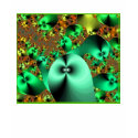 Alien T-Shirt: Little Green Fractals by Aquavel Alien T-Shirt: Little Green Fractals