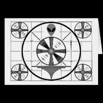 Alien Test Pattern cards