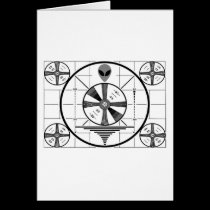Alien Test Pattern cards
