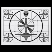 Alien Test Pattern flyers