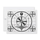 Alien Test Pattern Personalized Invitation