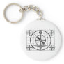 Alien Test Pattern Keychain