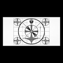 Alien Test Pattern photo cards