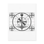 Alien Test Pattern Postcard