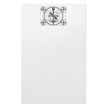 Alien Test Pattern stationery