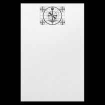 Alien Test Pattern stationery