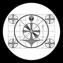 Alien Test Pattern stickers