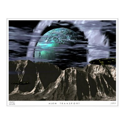 Alien Transport Print by solargrafix