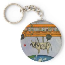 Alien Transport System Key Chain