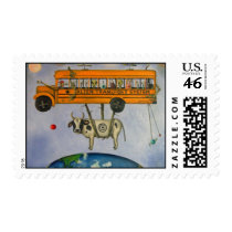 Alien Transport System Stamp