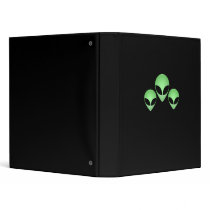 Alien Trio Black Binder