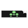 Alien Trio Bumper Sticker