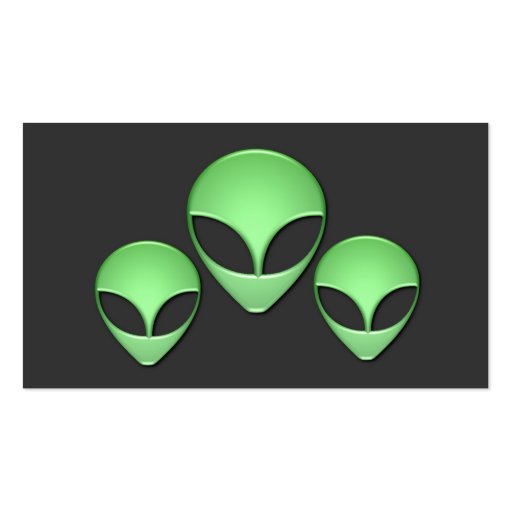 Alien Trio Business Card (back side)